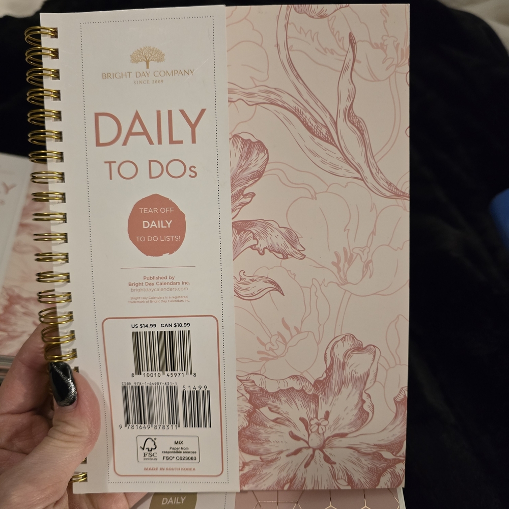 Daily To Dos Planner - Blush Floral